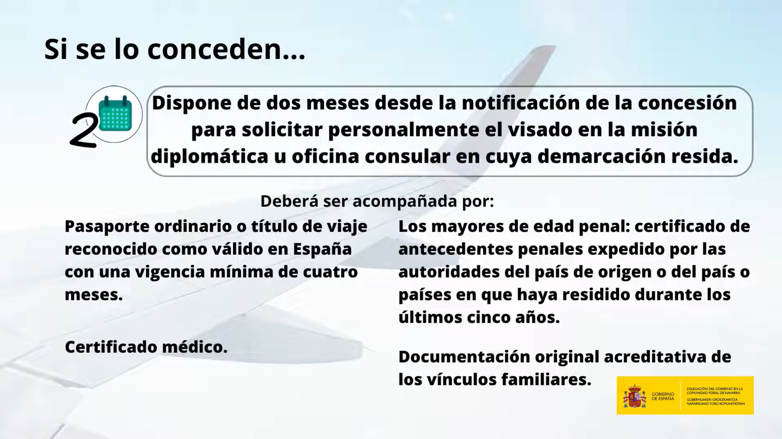 Si te lo conceden: plazo para el visado