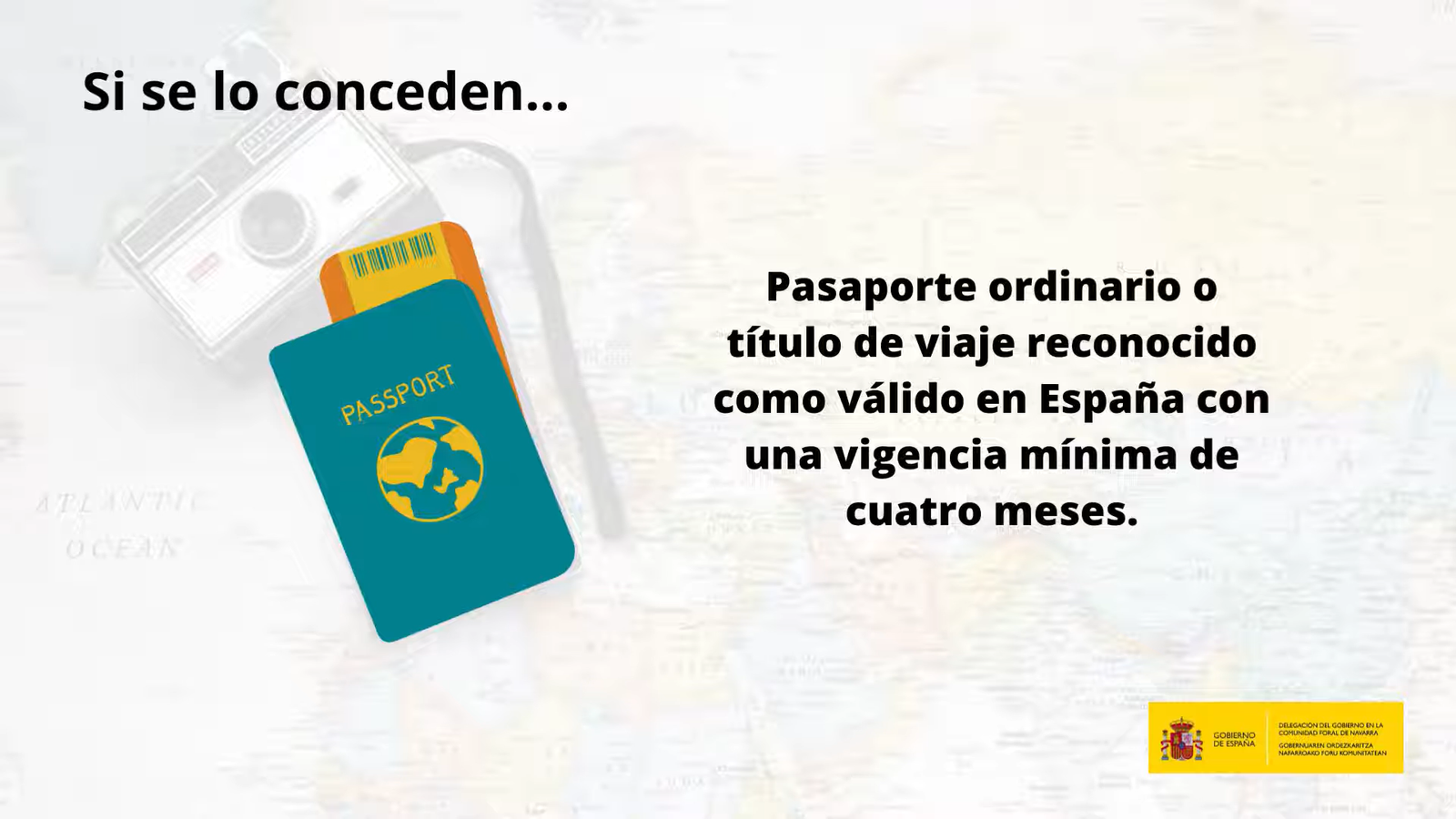Pasaporte con vigencia mínima