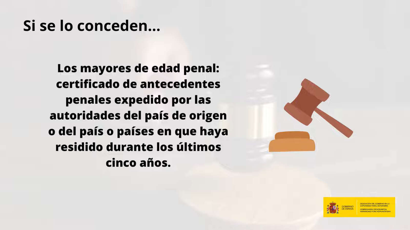 Certificado de antecedentes penales