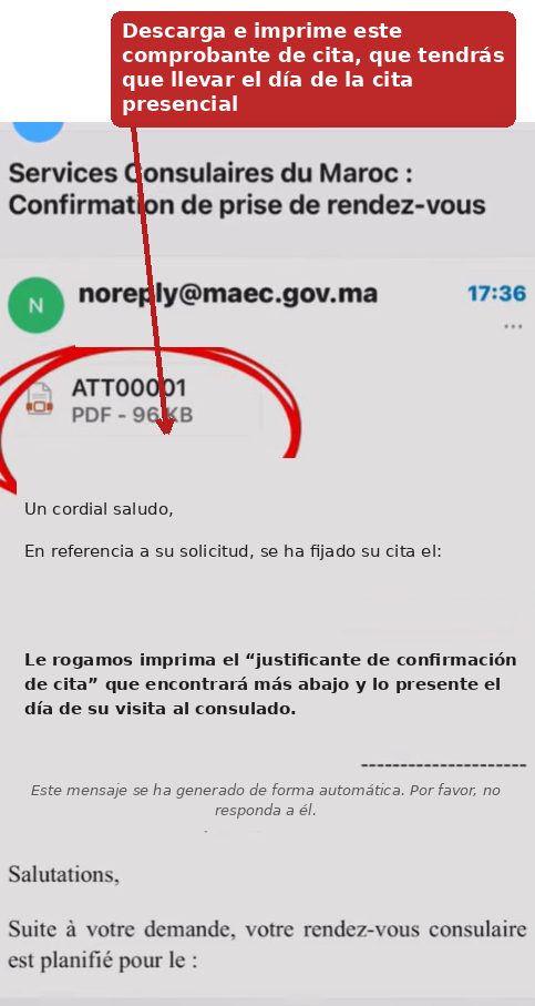 Descarga tu justificante